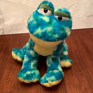 Large Glitz Green & Yellow Stuffed Animal